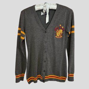Harry Potter Gryffindor Grey Button Down Cardigan